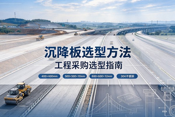 望江沉降板选择方法
