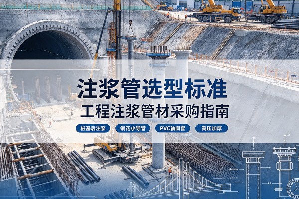 望江注浆管选型标准