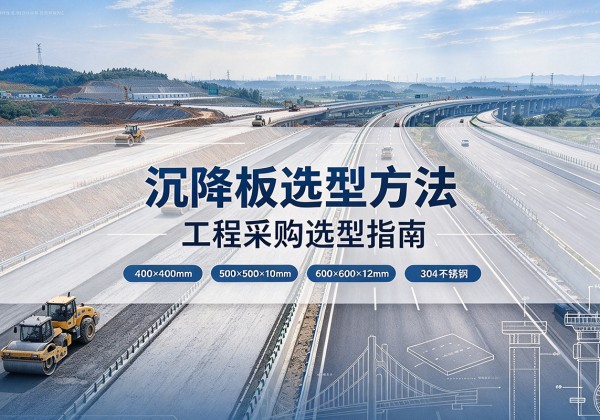 望江沉降板选择方法